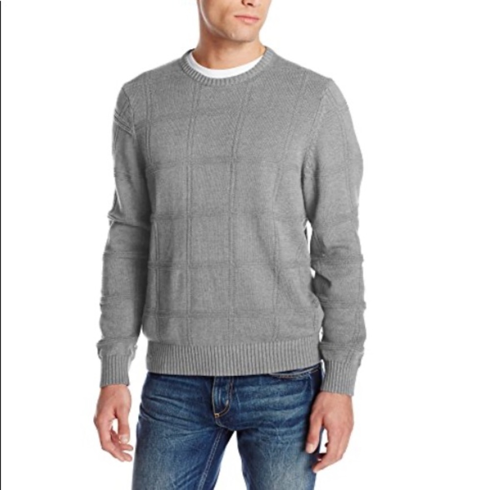 Arrow Windowpane Pullover Sweater - image 6